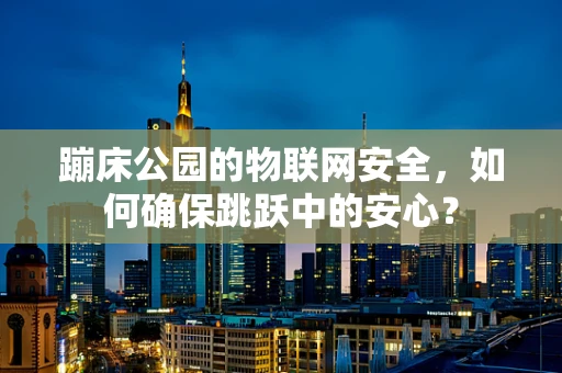 蹦床公园的物联网安全，如何确保跳跃中的安心？