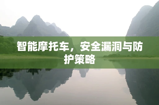 智能摩托车，安全漏洞与防护策略