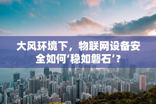 大风环境下，物联网设备安全如何‘稳如磐石’？
