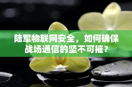陆军物联网安全，如何确保战场通信的坚不可摧？