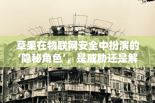 草果在物联网安全中扮演的‘隐秘角色’，是威胁还是解药？