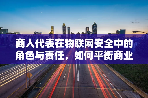 商人代表在物联网安全中的角色与责任，如何平衡商业利益与安全防护？