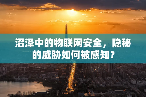 沼泽中的物联网安全，隐秘的威胁如何被感知？