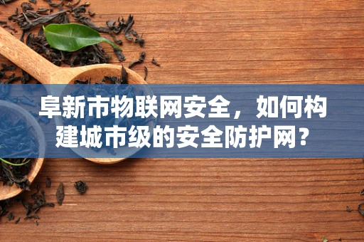 阜新市物联网安全，如何构建城市级的安全防护网？