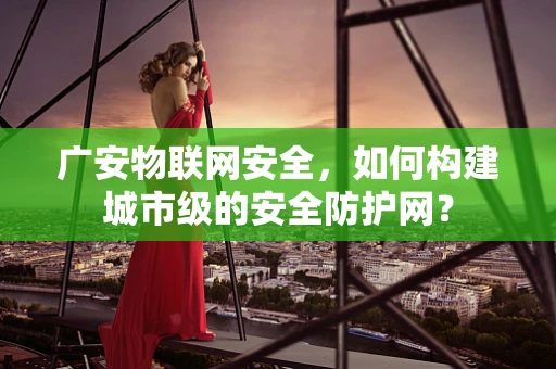 广安物联网安全，如何构建城市级的安全防护网？