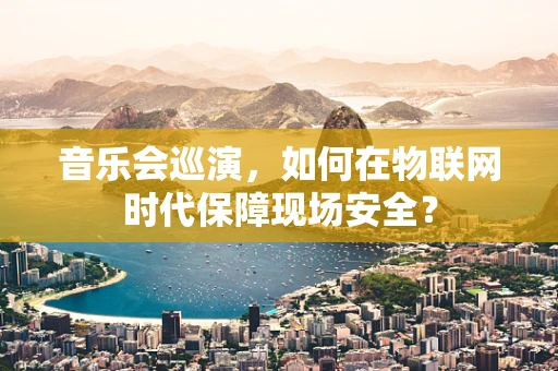 音乐会巡演，如何在物联网时代保障现场安全？