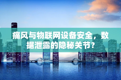 痛风与物联网设备安全，数据泄露的隐秘关节？