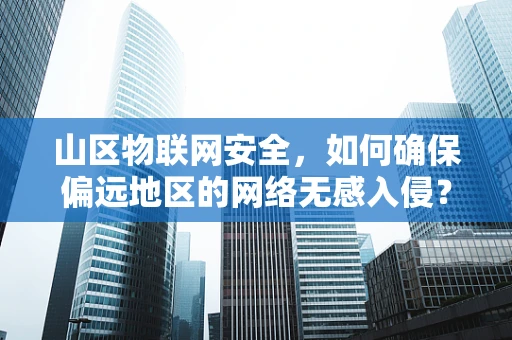 山区物联网安全，如何确保偏远地区的网络无感入侵？