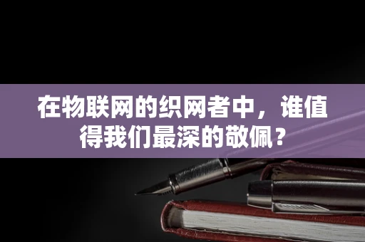 在物联网的织网者中，谁值得我们最深的敬佩？
