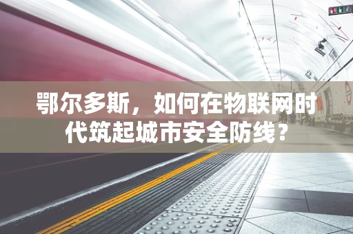 鄂尔多斯，如何在物联网时代筑起城市安全防线？
