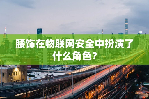 腰饰在物联网安全中扮演了什么角色？