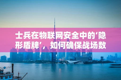 士兵在物联网安全中的‘隐形盾牌’，如何确保战场数据安全？
