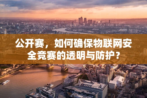 公开赛，如何确保物联网安全竞赛的透明与防护？