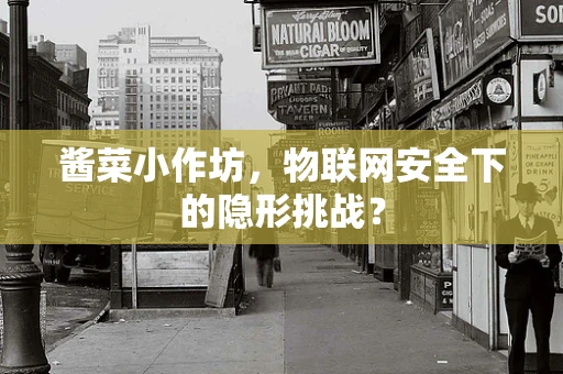 酱菜小作坊，物联网安全下的隐形挑战？