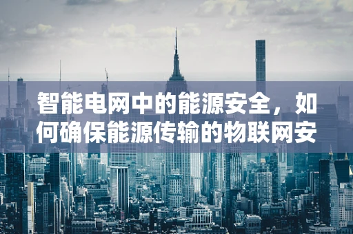 智能电网中的能源安全，如何确保能源传输的物联网安全？