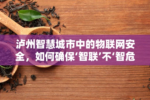 泸州智慧城市中的物联网安全，如何确保‘智联’不‘智危’？