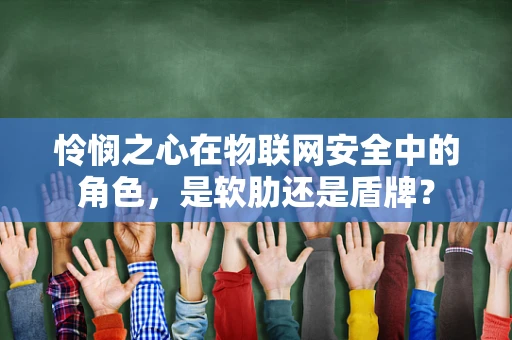 怜悯之心在物联网安全中的角色，是软肋还是盾牌？