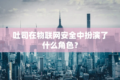 吐司在物联网安全中扮演了什么角色？