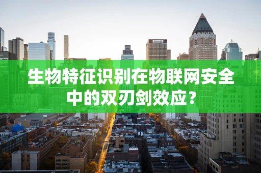生物特征识别在物联网安全中的双刃剑效应？