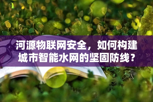 河源物联网安全，如何构建城市智能水网的坚固防线？