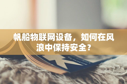 帆船物联网设备，如何在风浪中保持安全？
