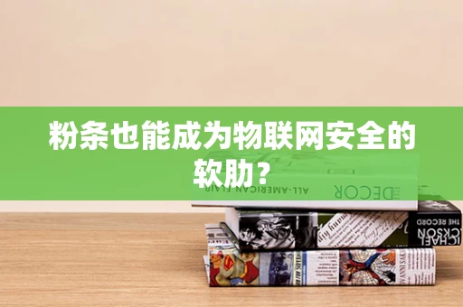 粉条也能成为物联网安全的软肋？