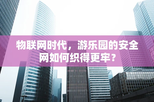 物联网时代，游乐园的安全网如何织得更牢？