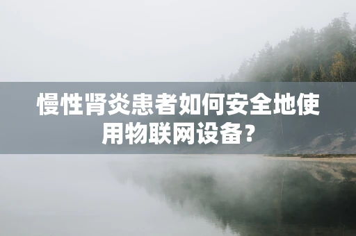 慢性肾炎患者如何安全地使用物联网设备？