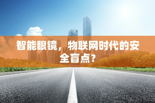 智能眼镜，物联网时代的安全盲点？