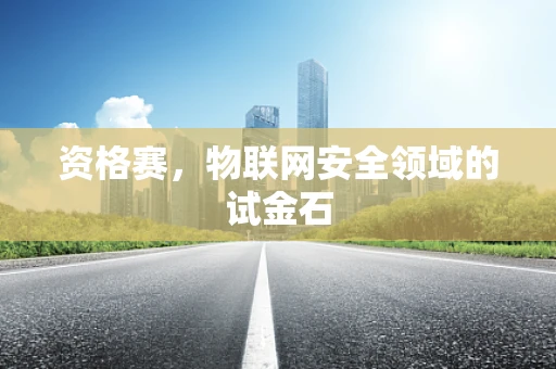 资格赛，物联网安全领域的试金石