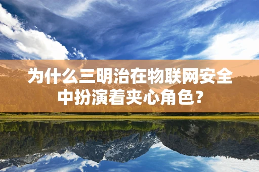 为什么三明治在物联网安全中扮演着夹心角色？