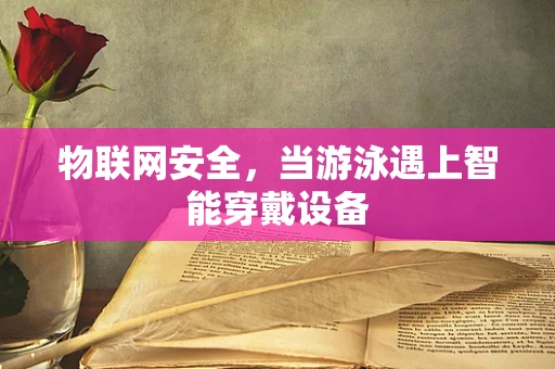物联网安全，当游泳遇上智能穿戴设备