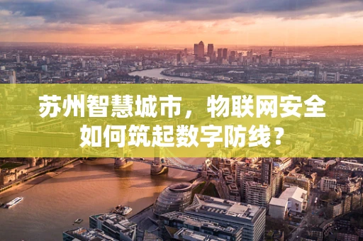 苏州智慧城市，物联网安全如何筑起数字防线？