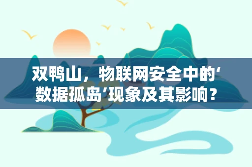 双鸭山，物联网安全中的‘数据孤岛’现象及其影响？