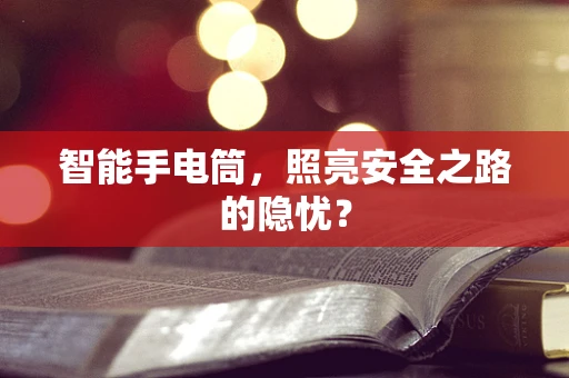 智能手电筒，照亮安全之路的隐忧？