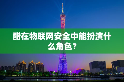 醋在物联网安全中能扮演什么角色？
