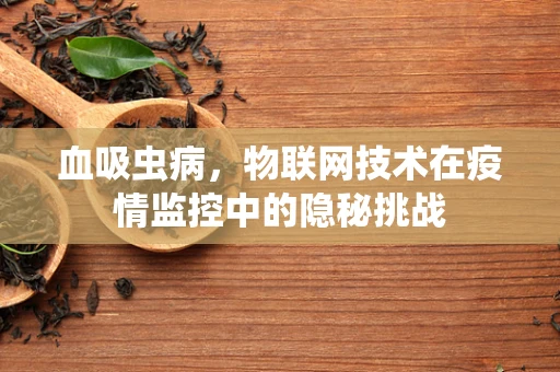 血吸虫病，物联网技术在疫情监控中的隐秘挑战