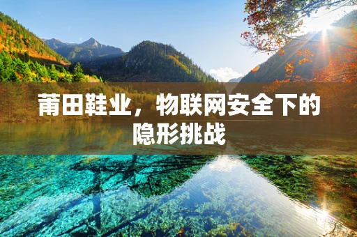 莆田鞋业，物联网安全下的隐形挑战
