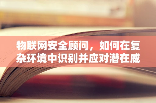 物联网安全顾问，如何在复杂环境中识别并应对潜在威胁？