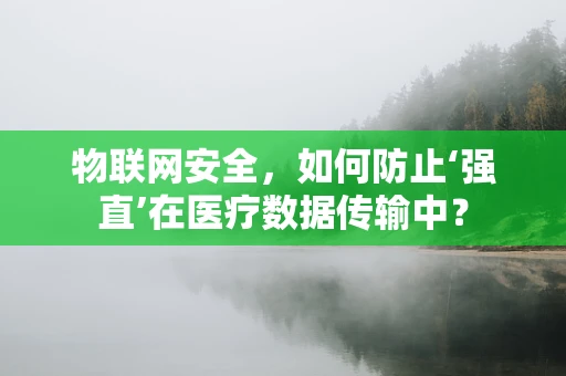 物联网安全，如何防止‘强直’在医疗数据传输中？