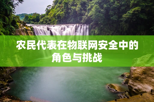 农民代表在物联网安全中的角色与挑战