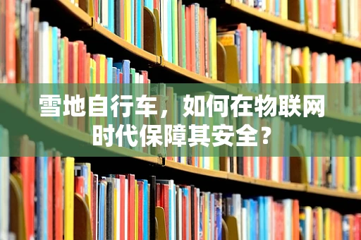 雪地自行车，如何在物联网时代保障其安全？