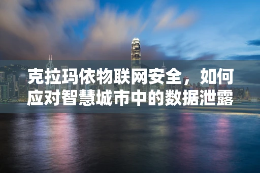 克拉玛依物联网安全，如何应对智慧城市中的数据泄露风险？