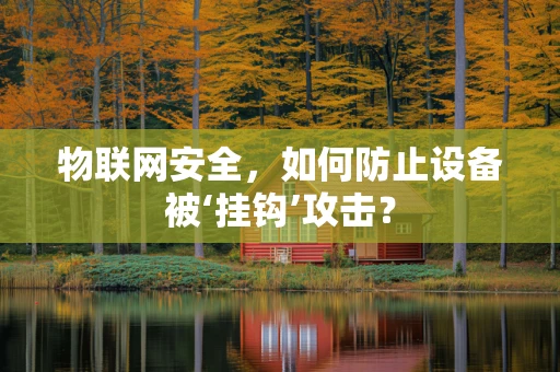 物联网安全，如何防止设备被‘挂钩’攻击？