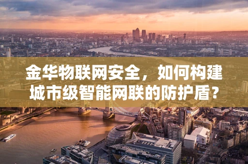 金华物联网安全，如何构建城市级智能网联的防护盾？