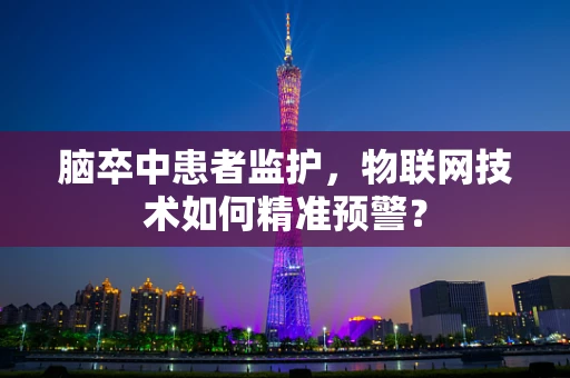 脑卒中患者监护，物联网技术如何精准预警？