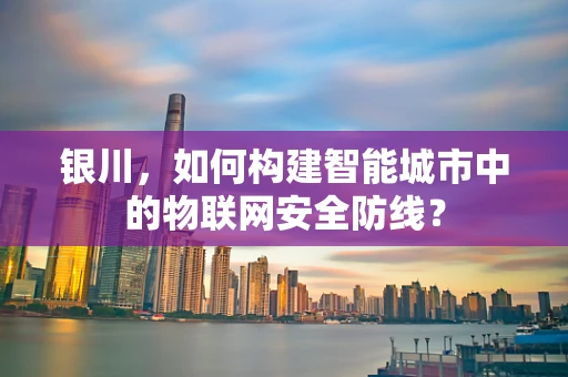 银川，如何构建智能城市中的物联网安全防线？
