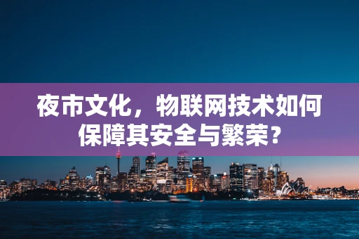 夜市文化，物联网技术如何保障其安全与繁荣？