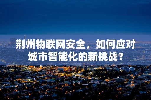 荆州物联网安全，如何应对城市智能化的新挑战？