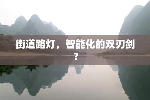 街道路灯，智能化的双刃剑？
